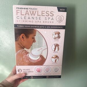 Flawless Cleanse Spa Spinning Brush - Pink